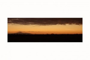 Sun down Print